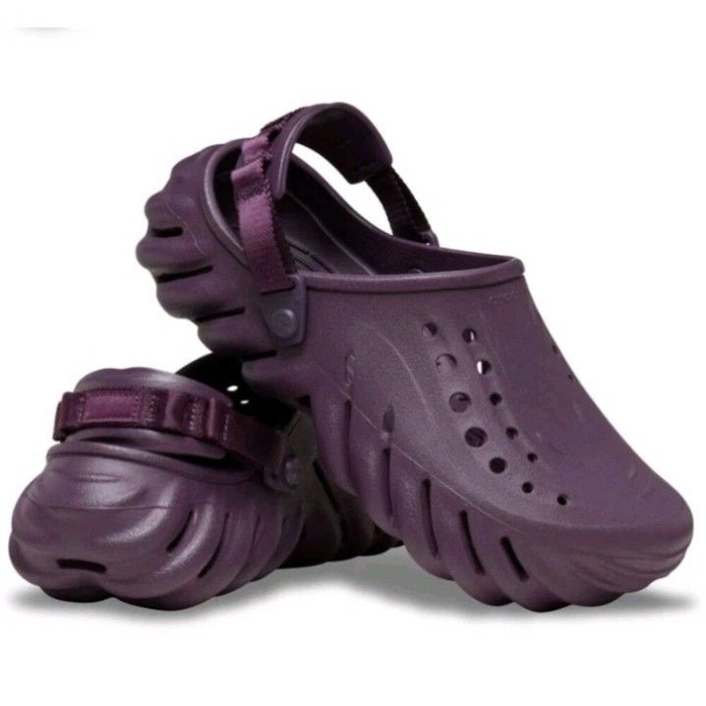 Crocs Echo Clog Slip-On Plush Plum